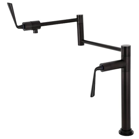 Kingston Brass Deck Mount Pot Filler, Oil Rubbed Bronze KS4705ZL